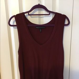 White House black market knit sweater tank szXL